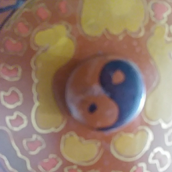 VINTAGE 70s Retro Yin and Yang Detailed Round Box🔥 - Picture 6 of 8